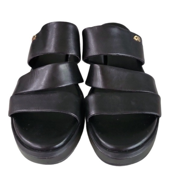 Cole Haan Allesa Grand Black Wedge Sandal Size 7 B - Picture 4 of 4